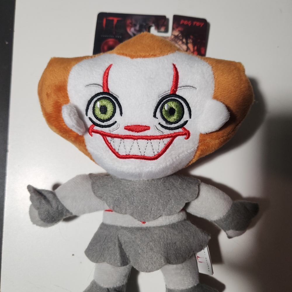 IT Pennywise Plush 9 in. Dog Toy